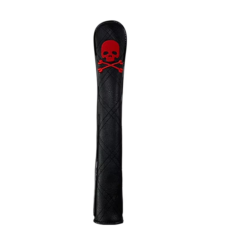 Golf Wood Cover Skull for Driver Fairway Hybrid Waterproof Protector Set PU Leather Soft Durable Golf Club Covers